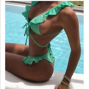 Casual Flounce Swimwear